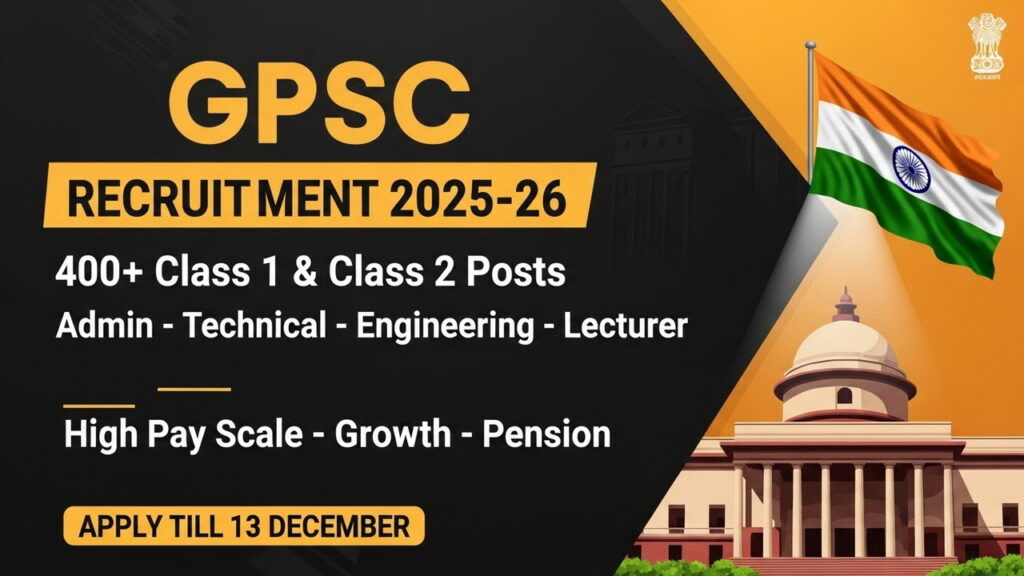 GPSC Recruitment 2025-26