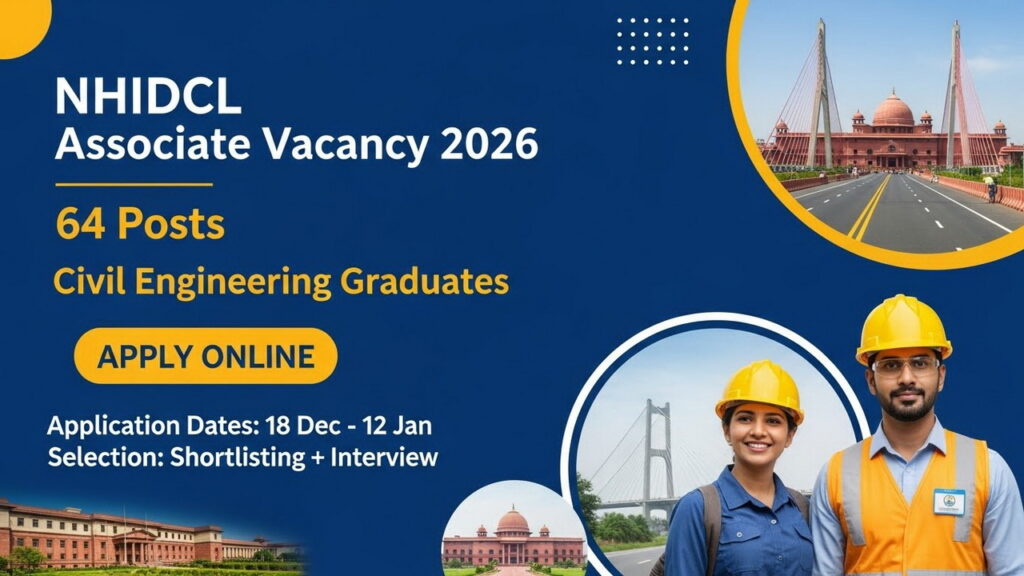 NHIDCL Associate Vacancy 2026